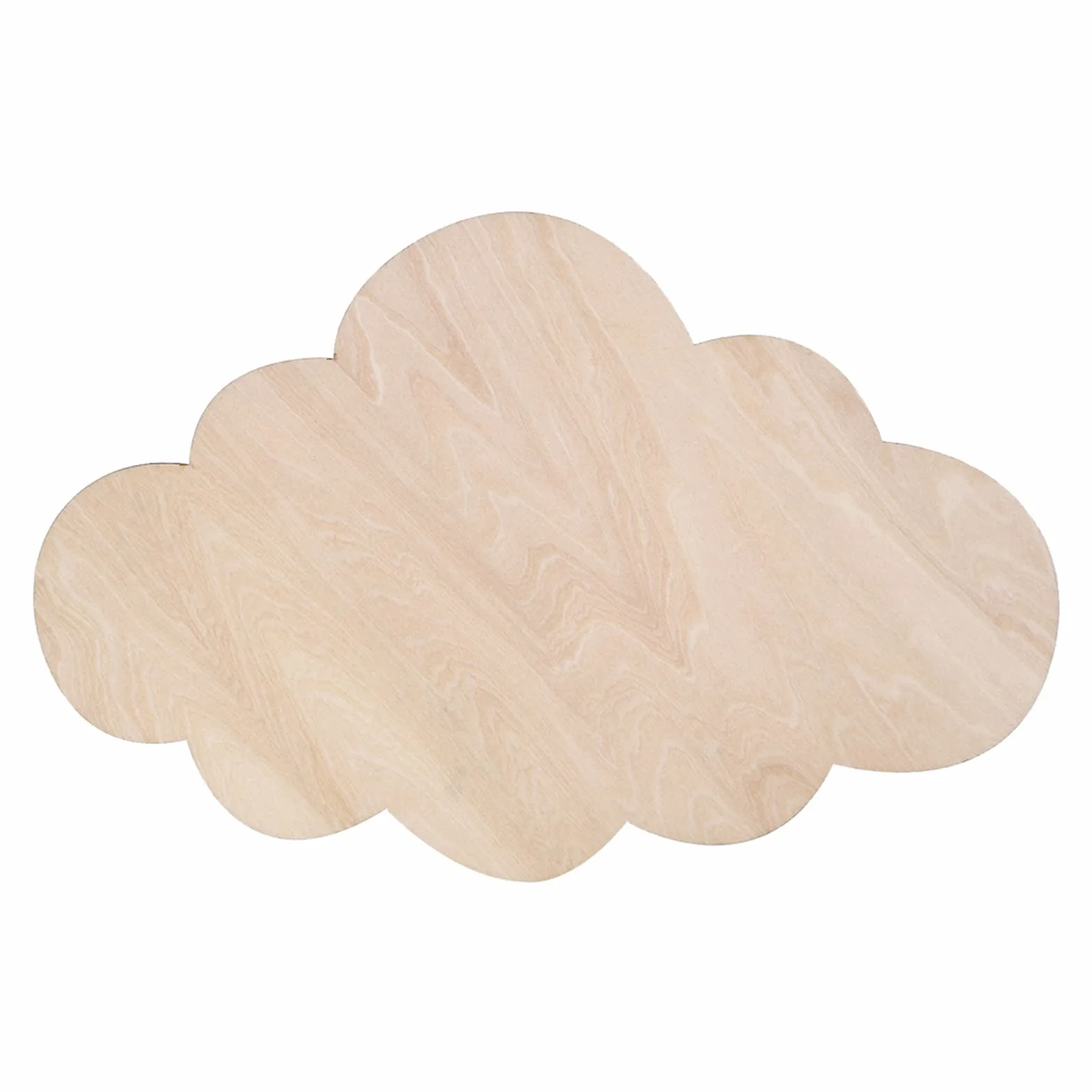 Miroir Décoratif Acrylique Nordique Autocollant Mural pour Chambre d'Enfant Incassable (Cloud)