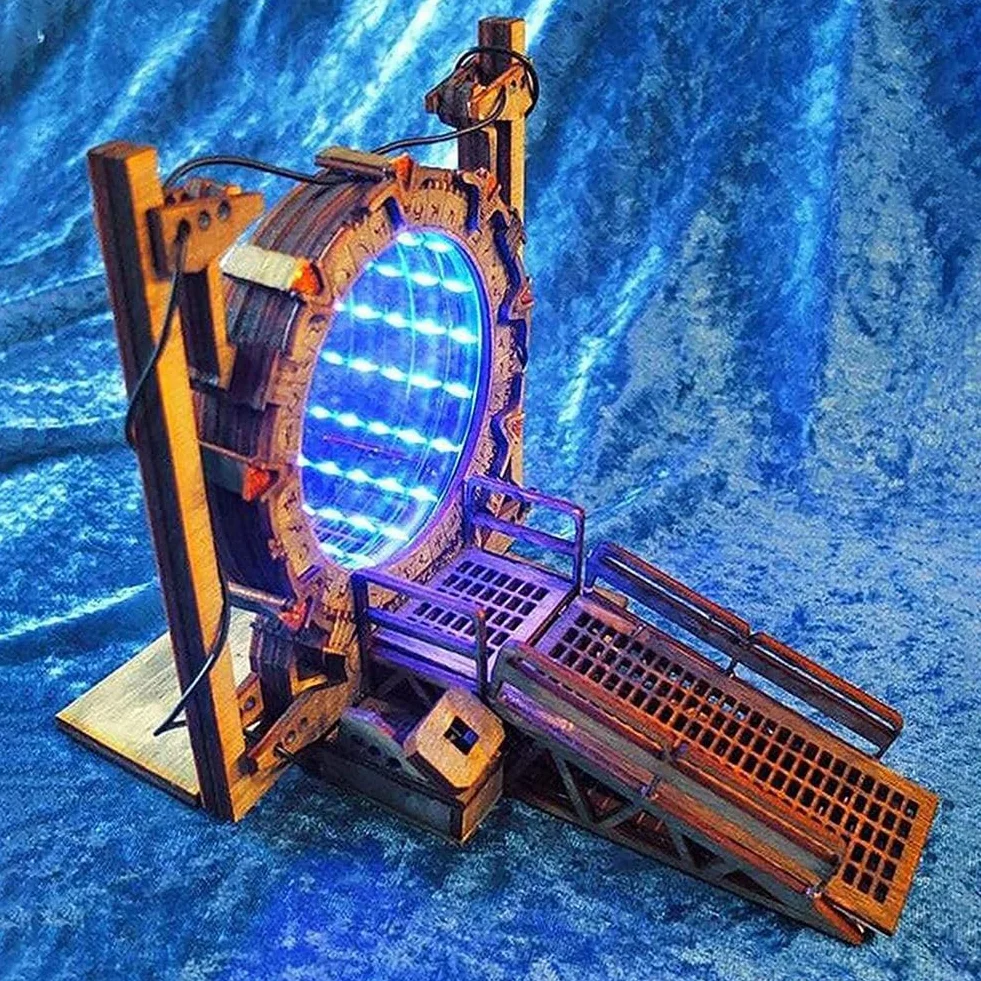 JOUSE Serre-Livres LED Portail Galaxie Bidirectionnelle Créatif
