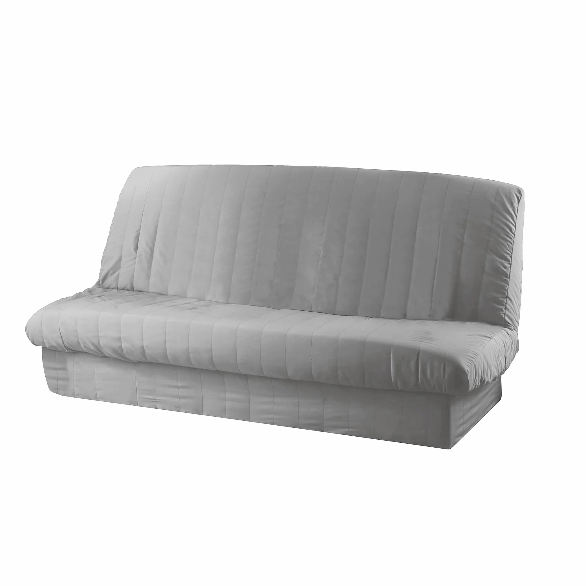 Housse de Clic Clac Matelassée Polyester Gris 120-140 cm 185-200 cm
